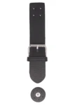 Go Handmade Fermoir avec bouton-pression: Noir/argent