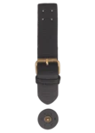 Go Handmade Fermoir avec bouton-pression: Noir/bronze