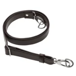 Go Handmade Bandoulière pour sac 130 cm 25 mm, Noir, Argent