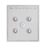 Go Handmade Boutons en perle: Semi-rond, Perle
