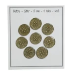 Go Handmade Boutons Pailletés Vert