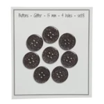 Go Handmade Boutons Pailletés Noir