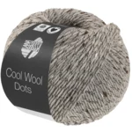 Lana Grossa Cool Wool Dots 09 Gris clair