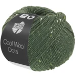 Lana Grossa Cool Wool Dots 08 Vert gris
