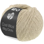 Lana Grossa Cool Wool Big Dots 112 Naturel