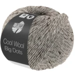 Lana Grossa Cool Wool Big Dots 109 Gris clair