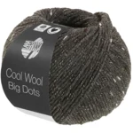 Lana Grossa Cool Wool Big Dots 110 Gris foncé