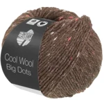 Lana Grossa Cool Wool Big Dots 111 Brun gris