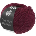 Lana Grossa Cool Wool Big Dots 104 Bourgogne
