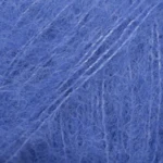 DROPS BRUSHED Alpaca Silk 26 Bleu cobalt (Uni colour)