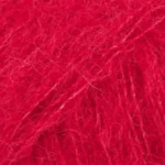 DROPS BRUSHED Alpaca Silk 07 Rouge (Uni colour)