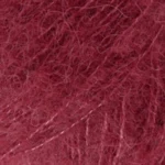 DROPS BRUSHED Alpaca Silk 23 Vin rouge  (Uni colour)