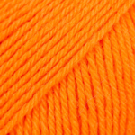 DROPS Fabel Uni Colour 119 Orange électrique