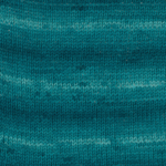 DROPS Fabel Long Print 918 Émeraude