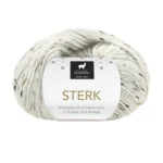 Du Store Alpakka Sterk 929 Blanc tweed