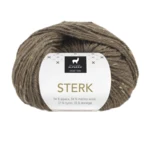 Du Store Alpakka Sterk 933 Brun chiné tweed