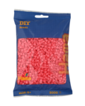 Perles Hama Midi, Couleur unie, 3000 pcs 201-44 Rouge pastel