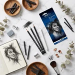 STAEDTLER mars lumograph fusain & souche de dessin, 3 + 1 pc – Image principale