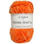 Go Handmade Bohéme Velvet Dobbelt 17670 Warm Orange
