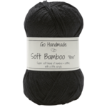 Go Handmade Soft Bamboo Fine 17424 Noir