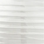 Lampe en papier, 20 cm, 1 pièce Blanc