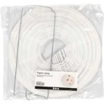 Lampe en papier, 20 cm, 1 pièce Blanc