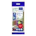 STAEDTLER Noris Club Crayons de couleur + Crayon & gomme, 12 + 2 pcs – Image principale