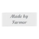 HobbyArts Labels, Hvid, 5 stk Made by farmor