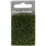 Rocailles, perles en verre 1,7 mm Herbe verte
