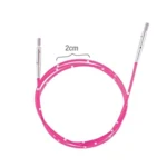 KnitPro SmartStix Wire, Flere Farver (40 - 150 cm) 76 cm til at lave 100 cm Rubinrød