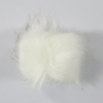 Pompon Akryl, 12 cm Blanc