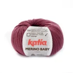 Katia Concept Merino Baby 078 Mauve foncé