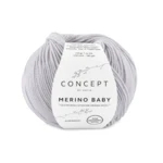 Katia Concept Merino Baby 055 Gris clair nacré