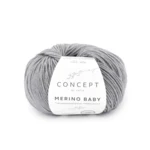 Katia Concept Merino Baby 161 Gris moyen