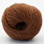 Erika Knight Gossypium Cotton Tweed 33 Brun noix