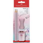 Faber-Castell, Ensemble de crayons Sparkle, couleurs assorties Rose metallic