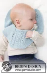 45-16 Cables and Cuddles Bib by DROPS Design