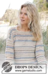 239-22 Jewels Tide Sweater by DROPS Design