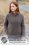 244-4 Forest Trails Sweater by DROPS Design