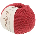 Lana Grossa Landlust Soft Tweed 90 32 Rouge fraise chiné