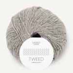 Sandnes Tweed Recycled 1085 Gris clair