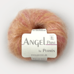 Permin Angel print 60 Rose/Orange