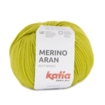 Katia Merino Aran 100 Vert jaune