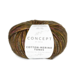 Katia Concept Cotton-Merino Tones 306 Vert-fuchsia-orange