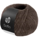 Lana Grossa Soffio 42 Brun gris