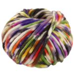 Lana Grossa Confetti 204 Blanc/Orange/Jaune/Rouge/Gris/Vert pomme/Vert foncé/Violet/Bleuviolet