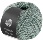 Lana Grossa Vintage Socks 1004 Gris clair/gris moyen/gris foncé chiné