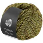 Lana Grossa Vintage Socks 1002 Vert mai/vert pomme/vert foncé chiné
