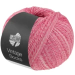 Lana Grossa Vintage Socks 1022 Rose/fuchsia chiné