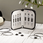 KnitPro Karbonz Special Ensemble d'Aiguilles Circulaires Interchangeables, Midi, 10 cm